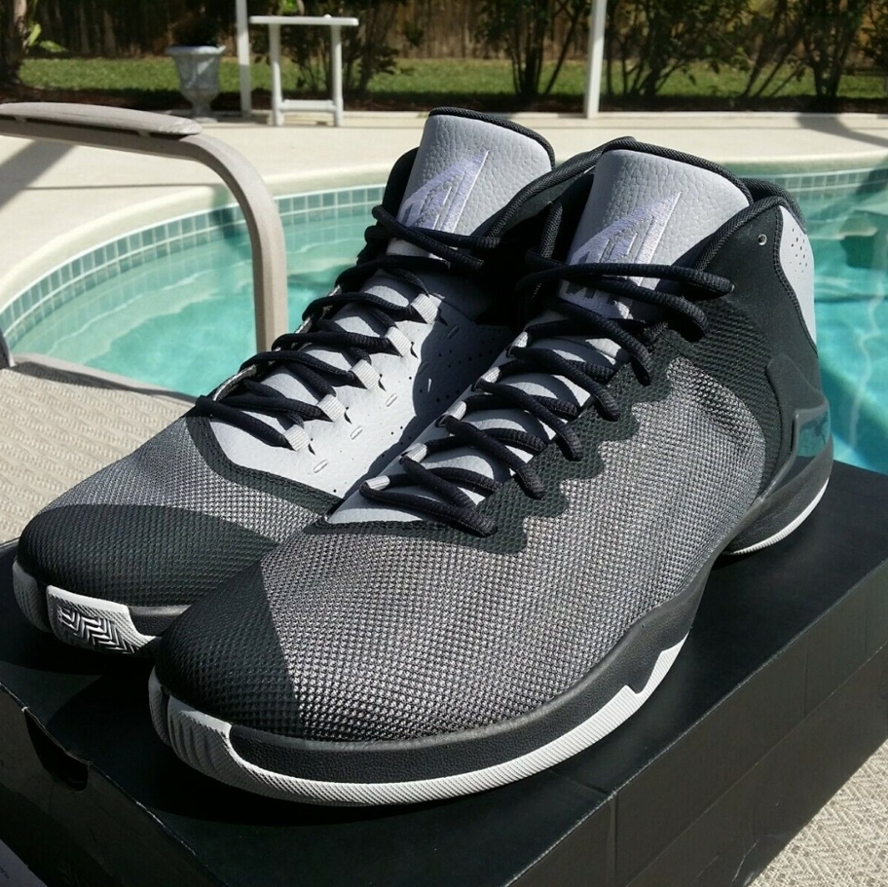Nike Jordan Super.Fly 4 PO LaMarcus Aldridge (Promo Sample) New Wolf Gray Sz- 17